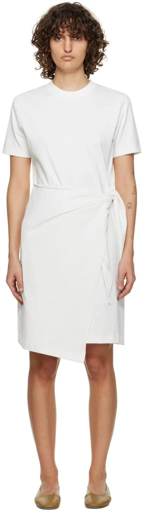 Vince Off-White Side-Tie Minidress 1