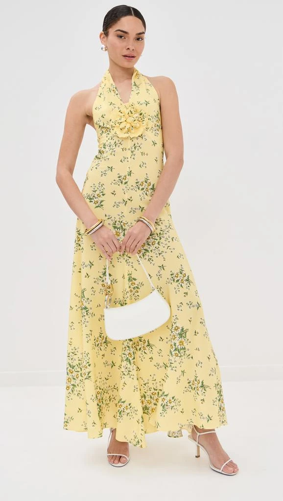 Rodarte Daisy Silk Halter Dress 1