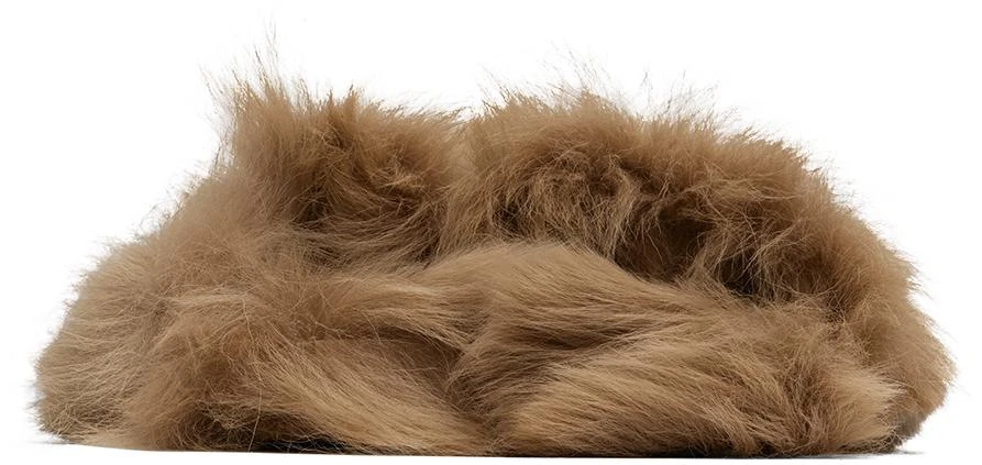 Yves Salomon Tan Toscana Lambskin Slippers 2