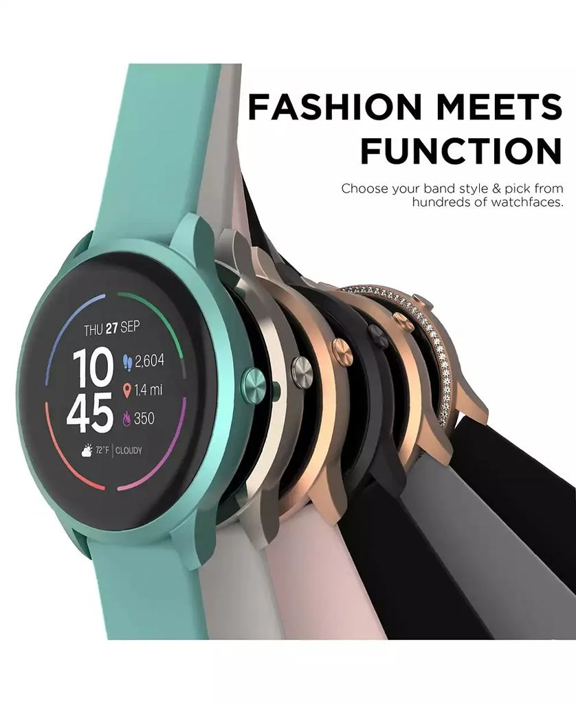 iTouch Sport 4 Unisex Rose Gold-Tone Mesh Bracelet Smartwatch 43.2mm 7