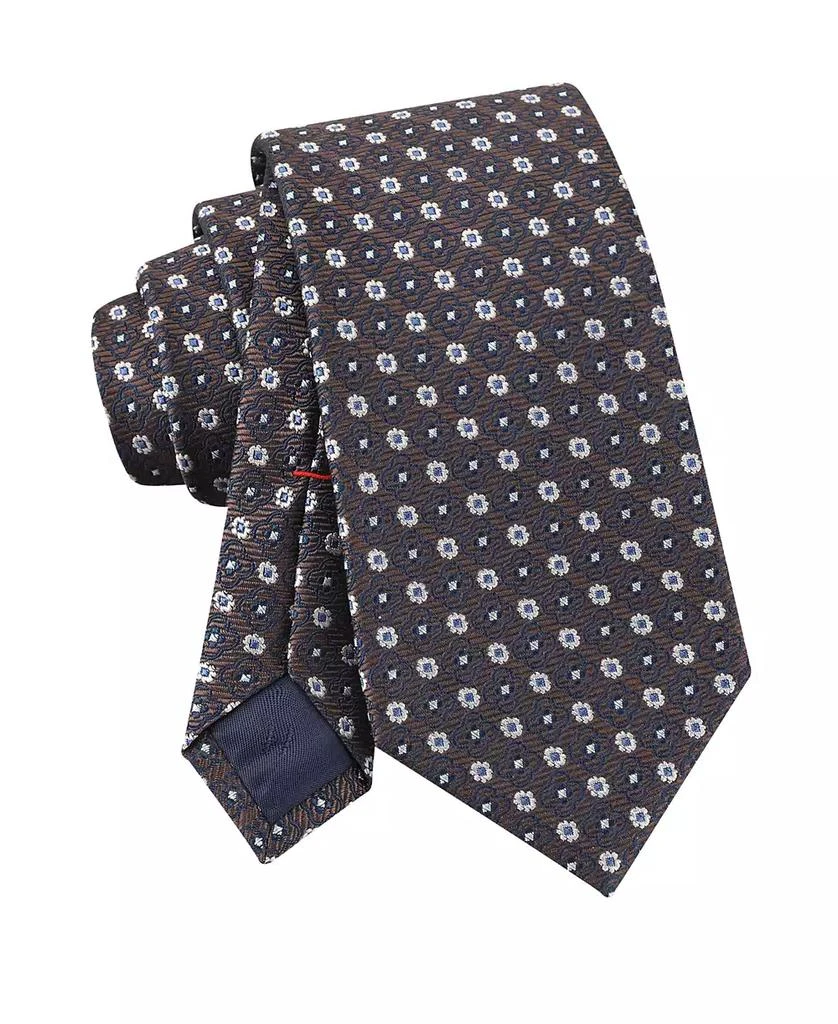Tommy Hilfiger Men's Hugo Floral Medallion Pattern Classic Tie 3