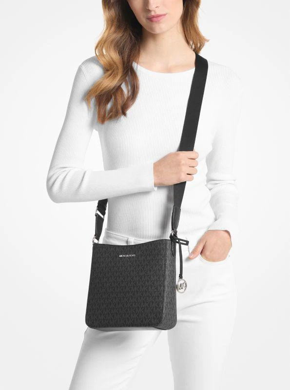 Michael Kors Jet Set Travel Small Signature Logo Messenger Bag 4