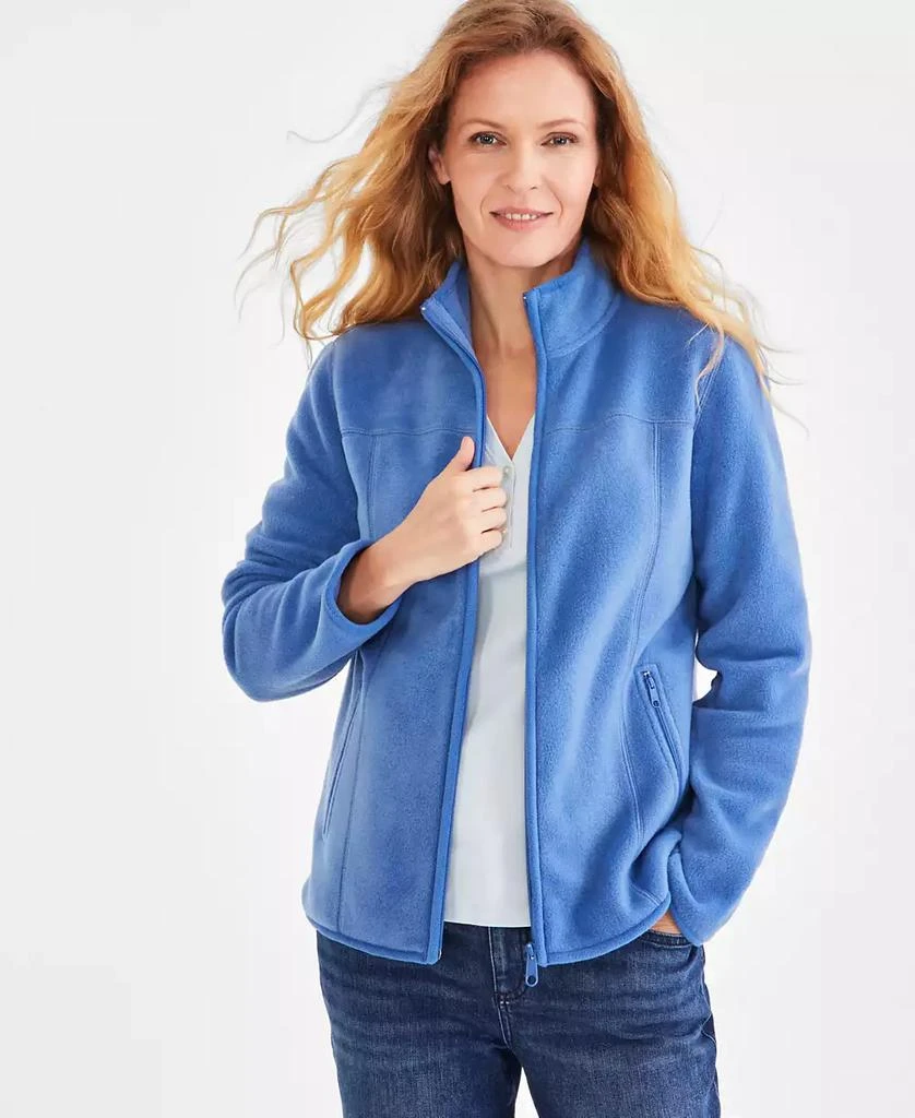 Style & Co Women's Polar Fleece Mock-Neck Jacket, Created for Macy's 1