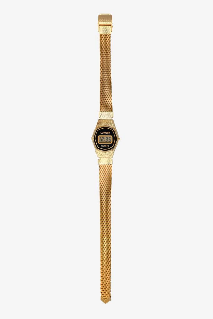 Los Angeles Apparel WCHRA58 - Tiny Metal Mesh Luxury Watch 2