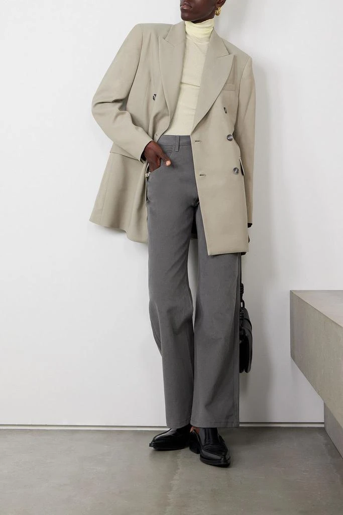 AMI Ribbed jersey turtleneck top 2