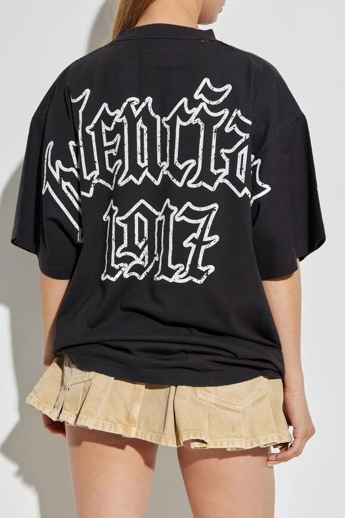 Balenciaga Balenciaga Blackletter Script Oversized T-Shirt 3