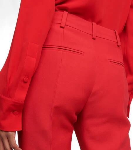 Valentino VLogo chain wool and silk pants 5