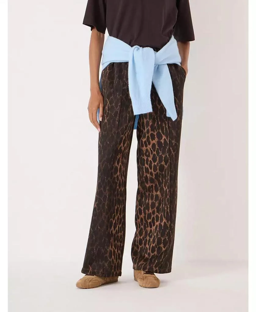 Hush Women's Harison Animal Print Side Stripe Joggers
