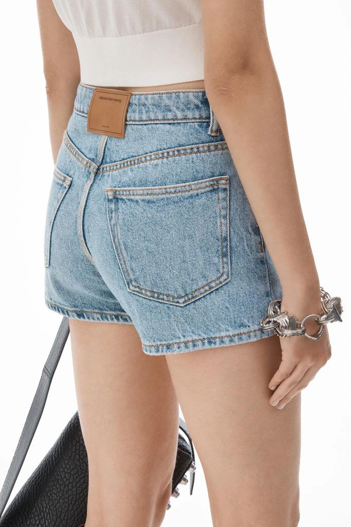 Alexander Wang SHORTY HIGH-RISE SHORT IN DENIM 4