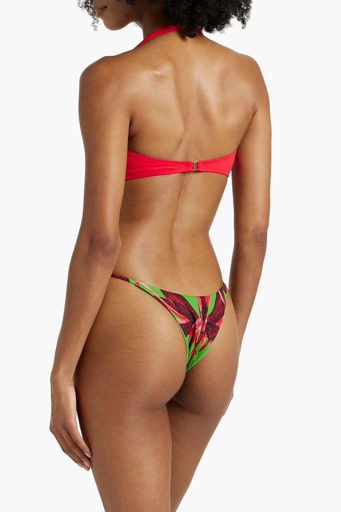 LOUISA BALLOU Floral-print low-rise bikini briefs 3