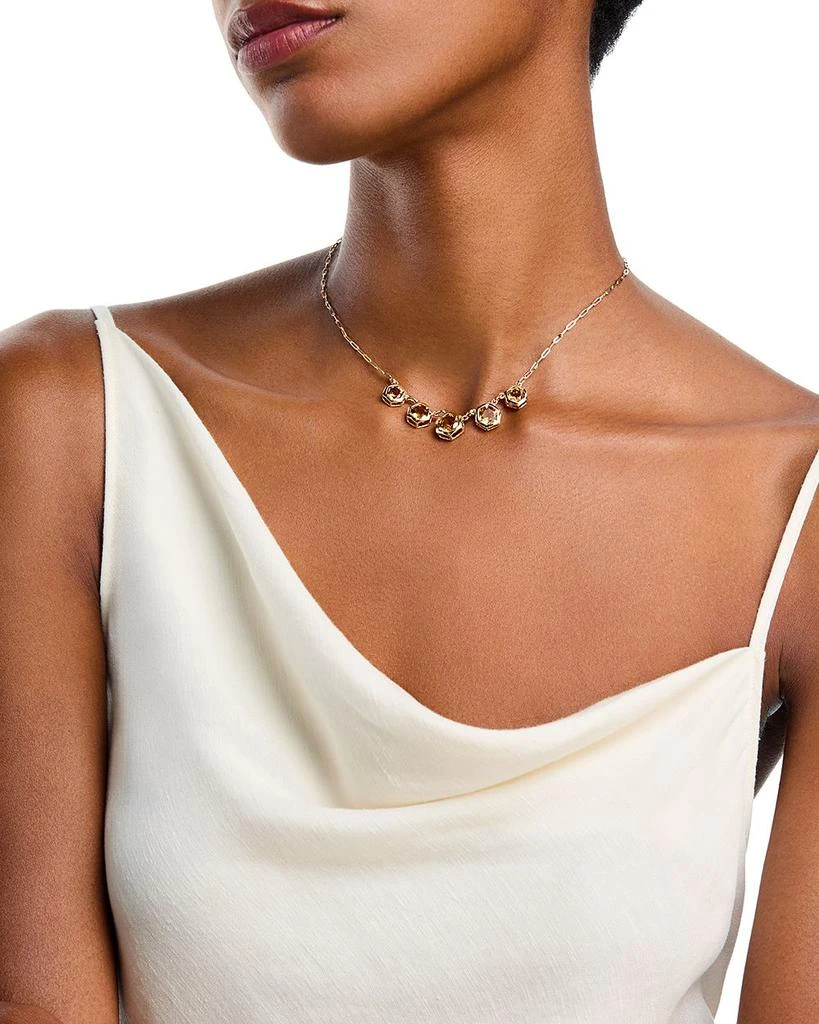 Bloomingdale
s Fine Collection Citrine Five Stone Collar Necklace in 14K Yellow Gold, 16-18" 2