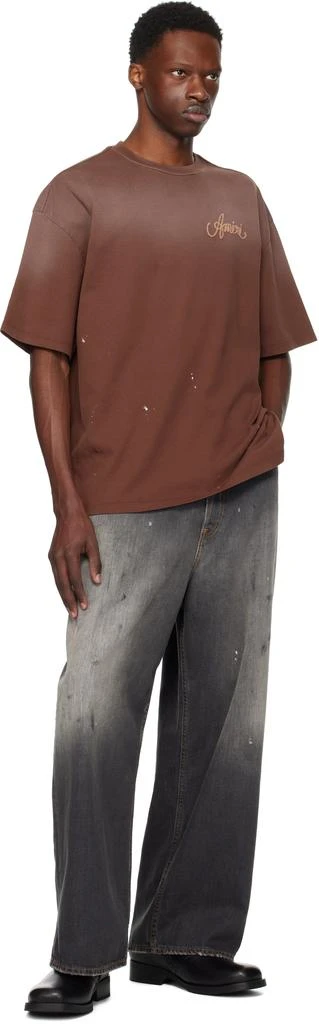 AMIRI Brown 
AMIRI Design Studio
 T-shirt 4