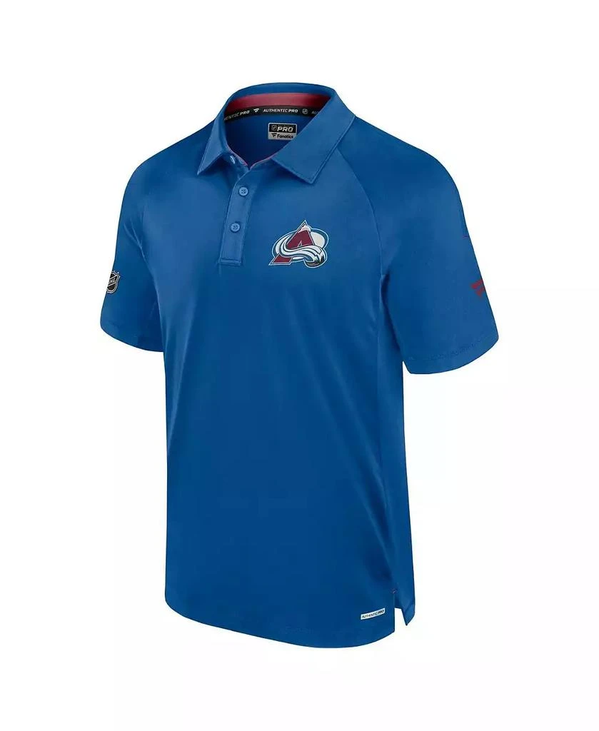 Fanatics Men's Blue Colorado Avalanche Authentic Pro Rink Polo Shirt 3