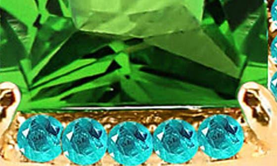 Gabi Rielle Enchanted Bouquet Square Halo Stud Earrings