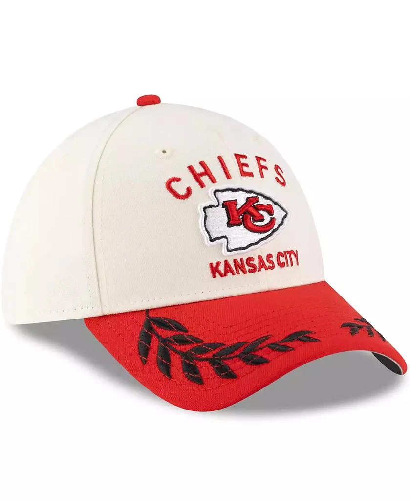 New Era Men's Cream/Red Kansas City Chiefs 2025 NFL Draft 39THIRTY Flex Hat 5
