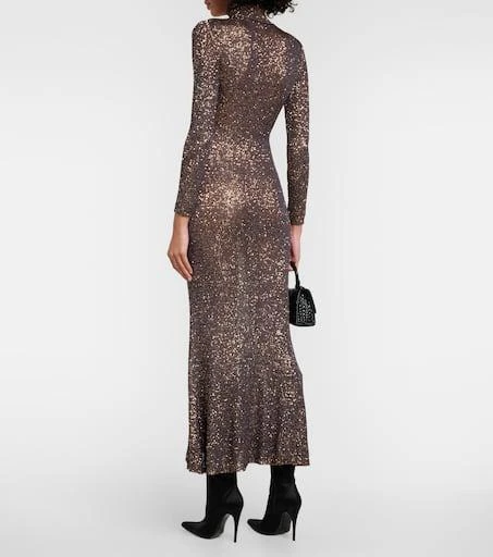 Balenciaga Sequined knitted maxi dress 3