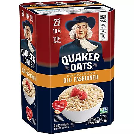 QUAKER Quaker Old Fashioned Oats 160 oz., 2 pk.