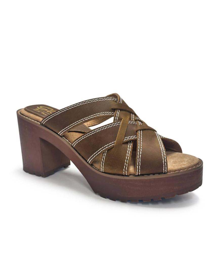 Sbicca Women's Norwood Suede Heeled Sandals In Chocolate