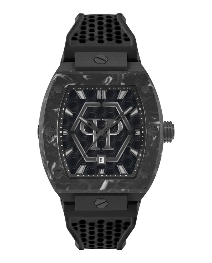 腕時計その他 Philipp Plein The $Kull Spikes Silicone Watch Philipp Plein The $kull Spikes Silicone Watch - Men's Quartz