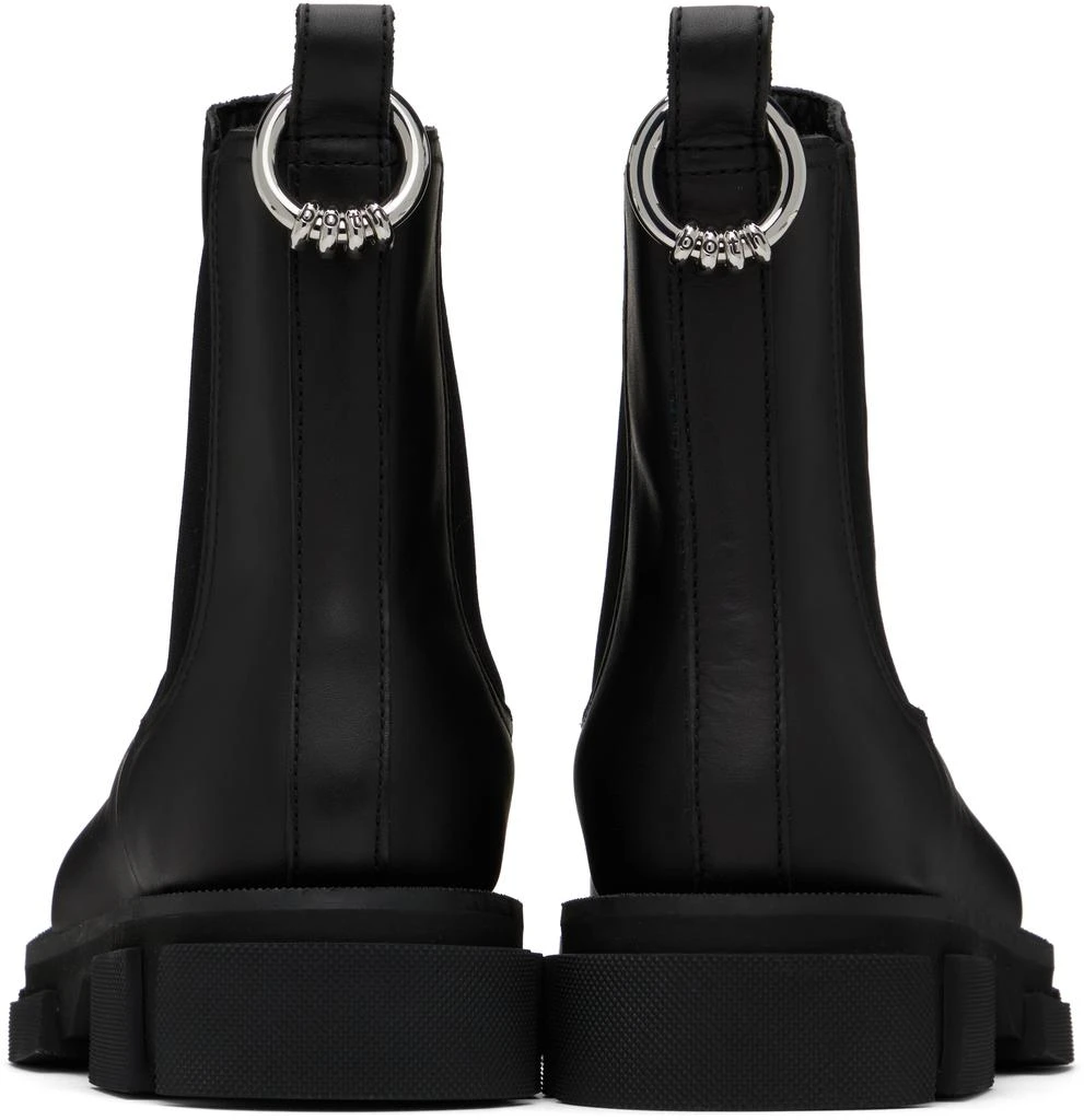 BOTH Black Gao Pierced Chelsea Boots 2