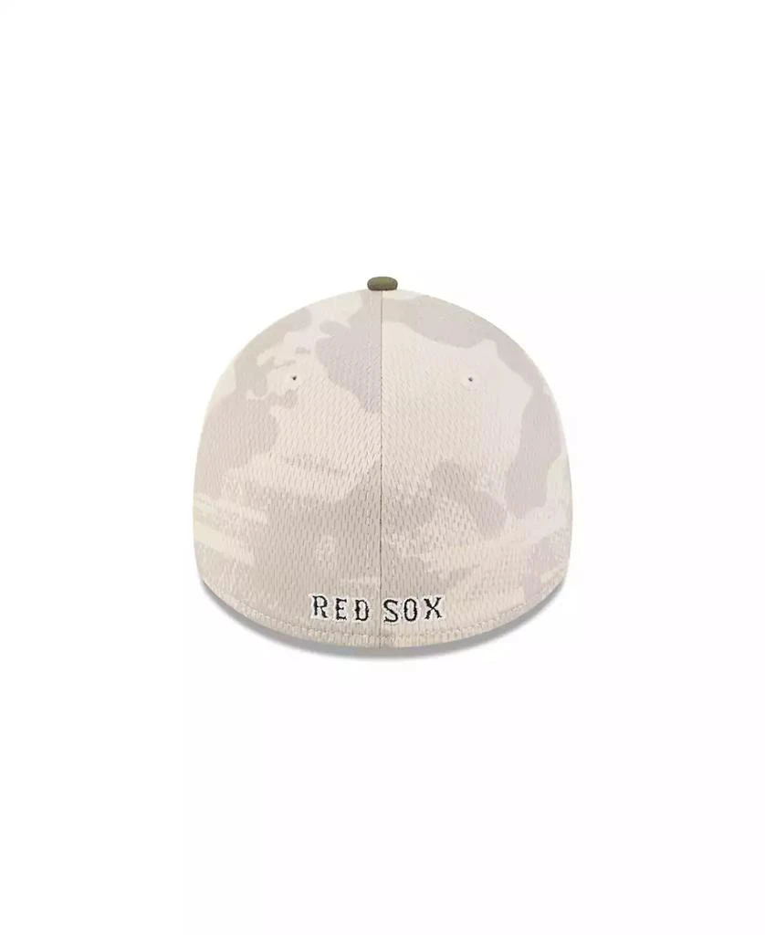 New Era Men's Light Beige/Olive Boston Red Sox 2025 Armed Forces Day 39THIRTY Flex Hat 5