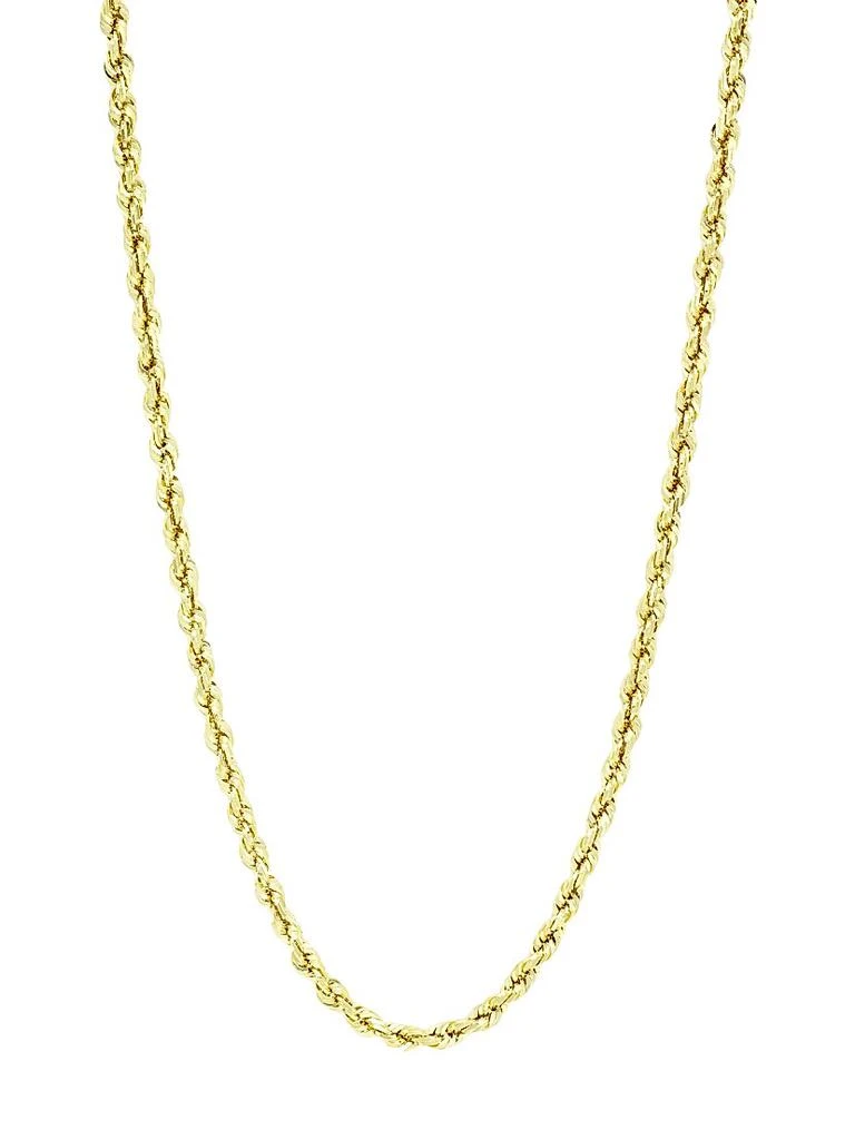 Saks Fifth Avenue Collection 14K Yellow Gold Rope Chain Necklace/24"
