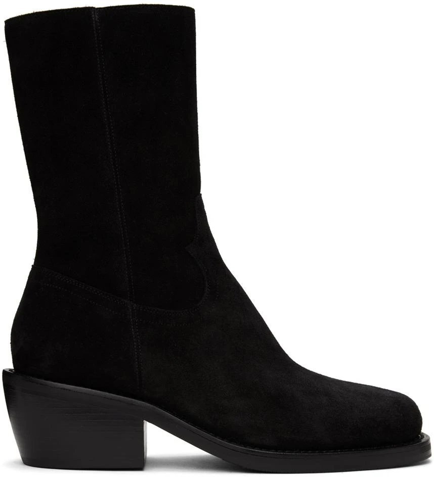 Dries Van Noten Black Zip Boots 1