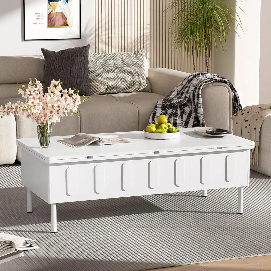 Streamdale Furniture Streamdale Lift-Top Coffee Table w/ Drawers & Hidden Storage