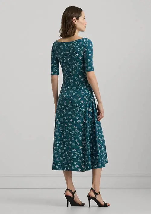 Ralph Lauren Women's Floral Stretch Cotton Midi Dress 2