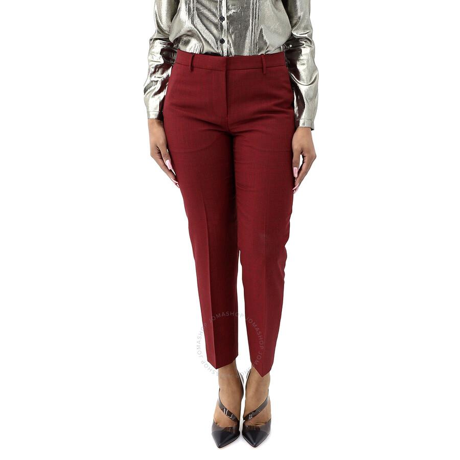 Burberry Burberry Wiluna Cage Pattern Wool Trousers, Brand Size 6 (US Size 4)