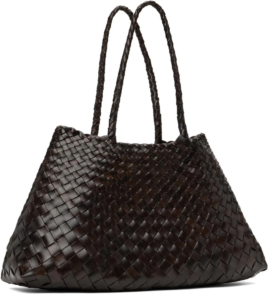 DRAGON DIFFUSION Brown Santa Croce Big Tote 3