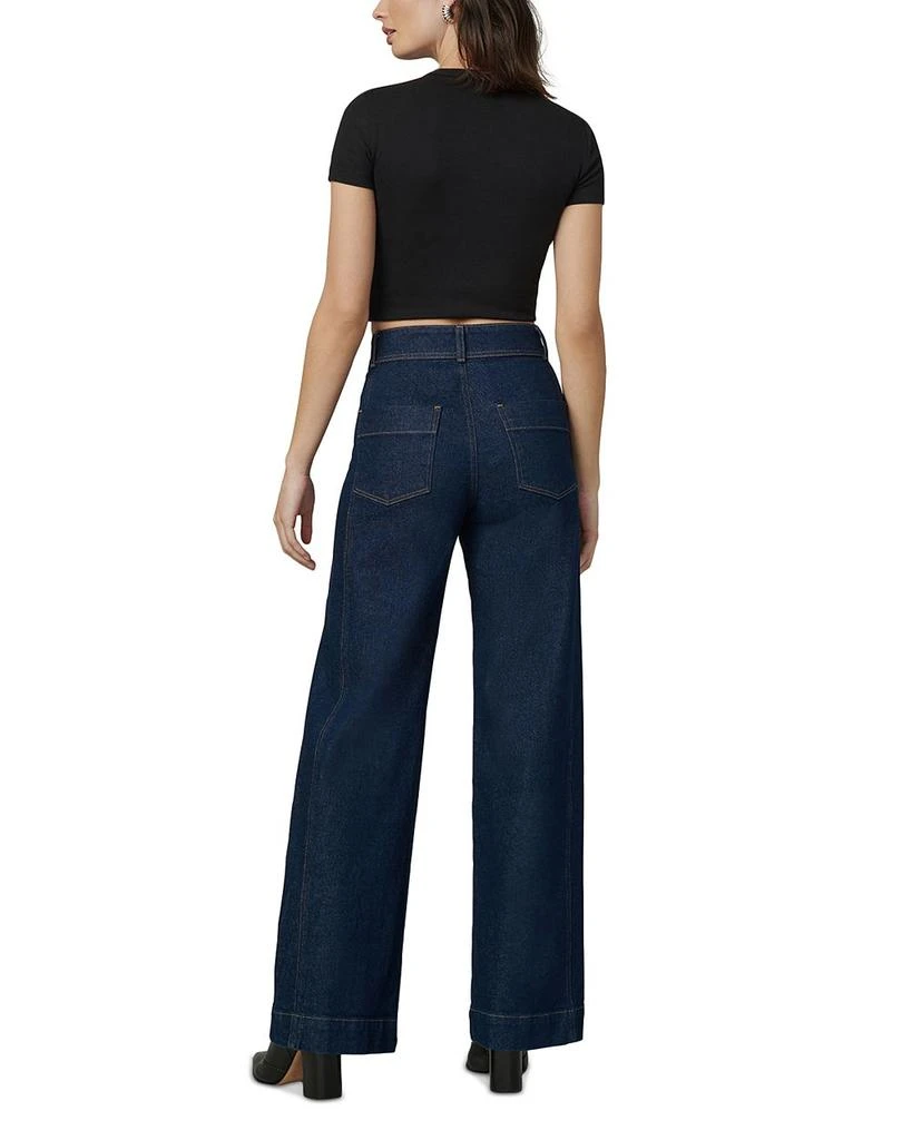 Joe's Jeans The Seamed Wide Leg Trouser Jeans in Rinse 4