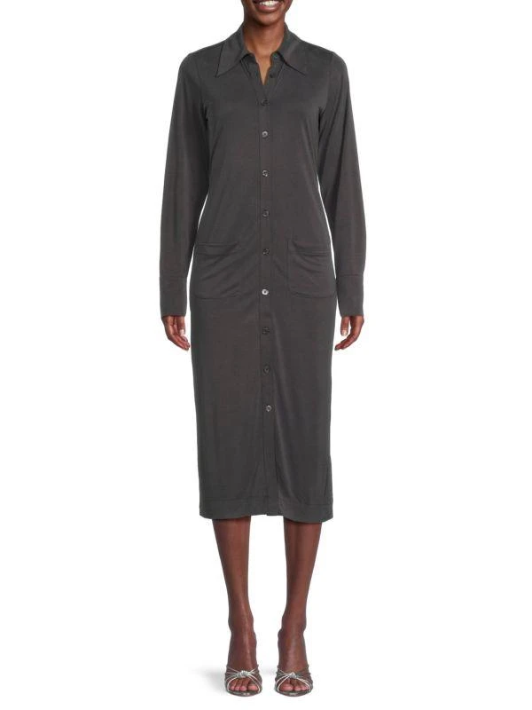 Equipment Marchel Midi Shirt Dress 1