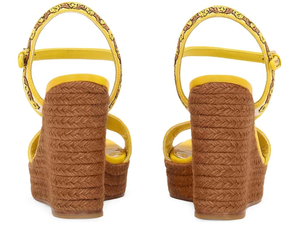 Dolce & Gabbana Wedge sandals with majolica 4