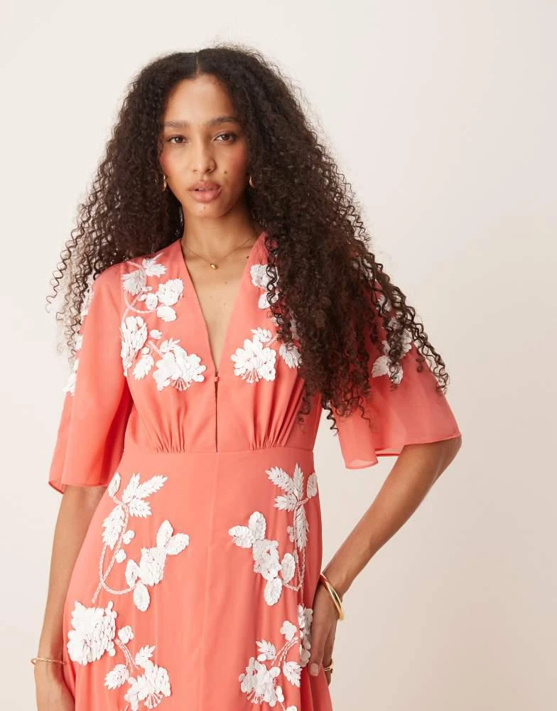 chinese dress ladies THE PRITI MAXI WRAP DRESS | Love Cherish main image 0
