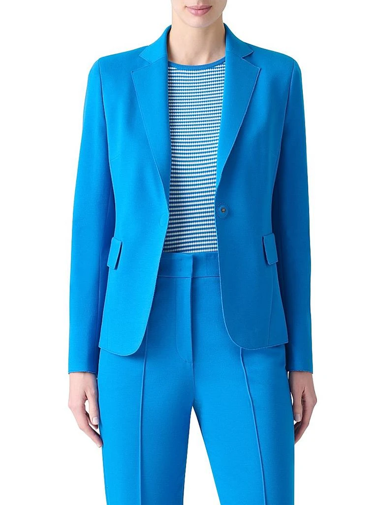 Akris Jersey One-Button Blazer 3
