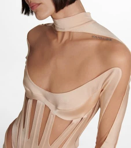 Mugler Paneled jumpsuit 4