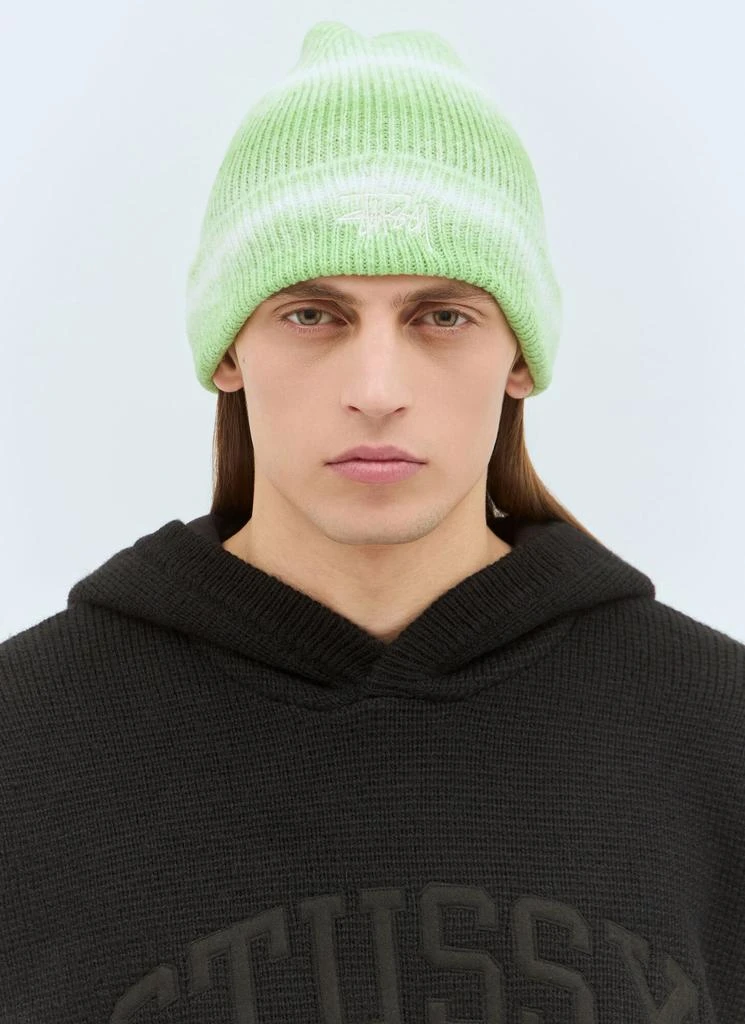 STUSSY Cuff Basic Striped Beanie Hat 1