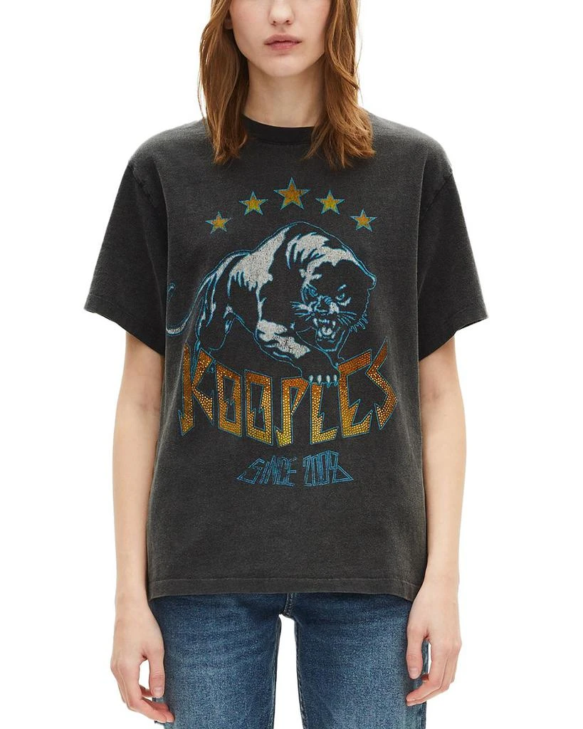 The Kooples Rhinestone Graphic Tee 1