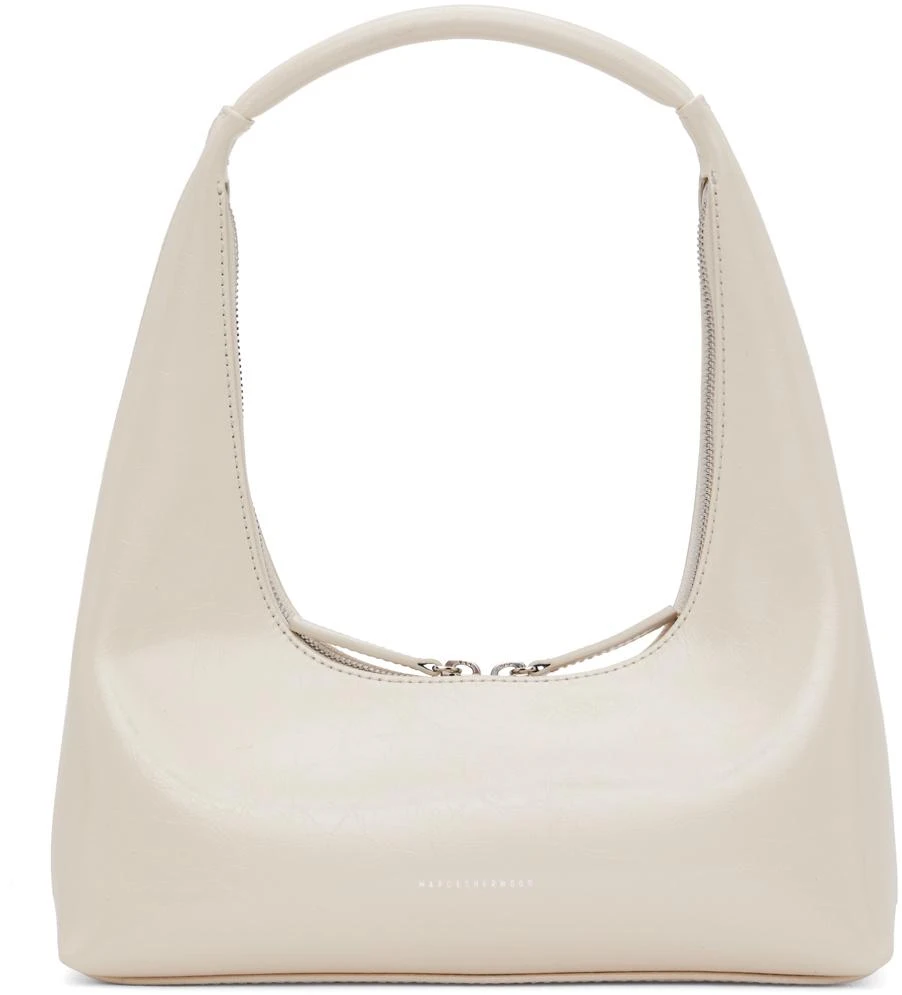 Marge Sherwood Off-White Crinkled Leather Bag 1