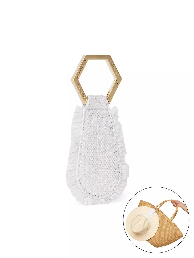 Toptote by Lindsay Albanese ​The Fray Raffia Hat Holder 1