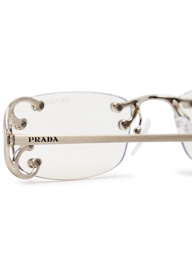 Prada Narrow rimless sunglasses 3