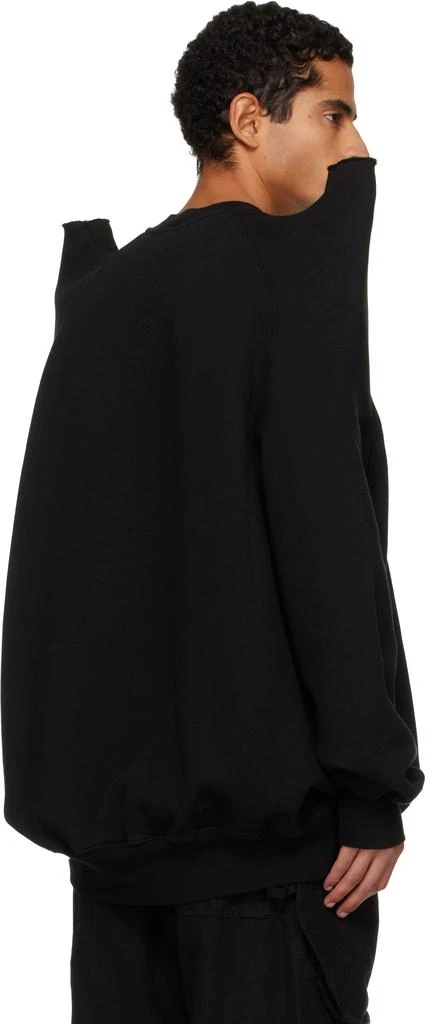 Rick Owens Black Concordians Tecsweat Sweatshirt 3