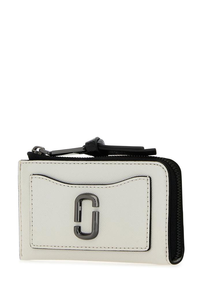 Marc Jacobs White leather Utility Snapshot wallet