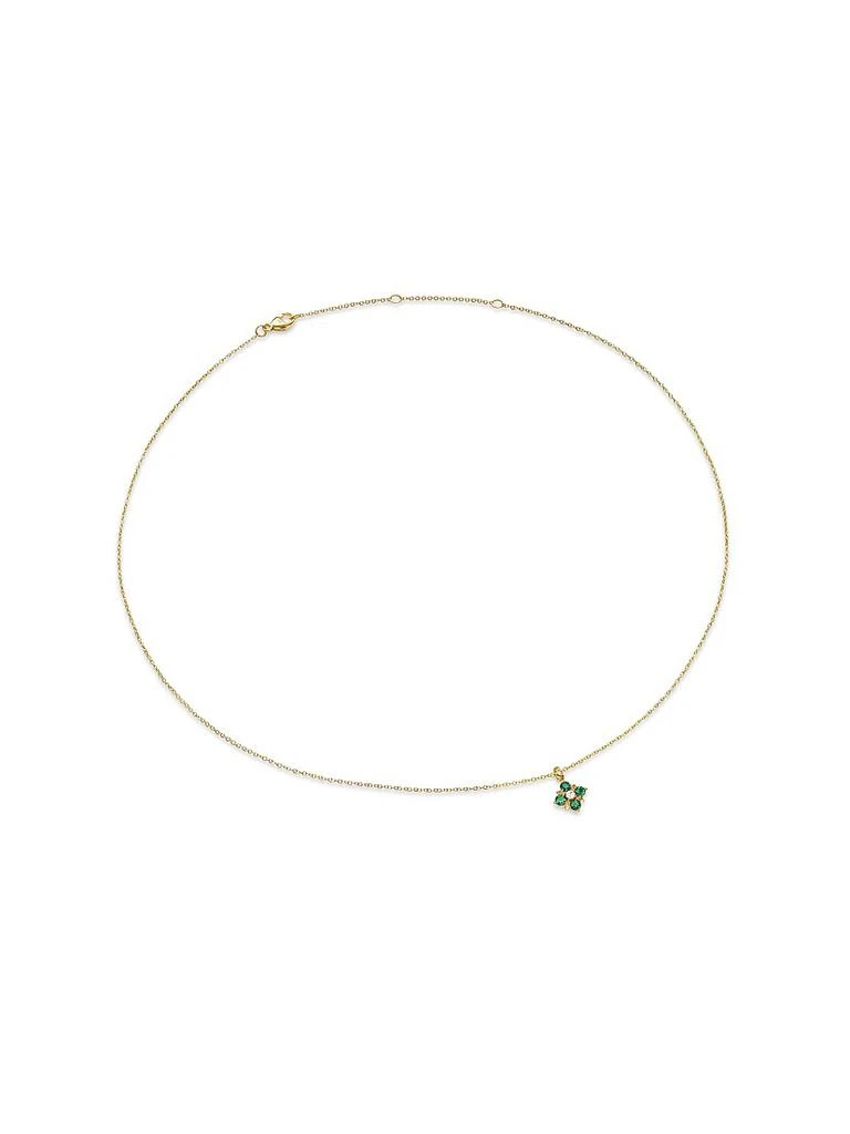 David Yurman Petite Modern Renaissance Pendant Necklace in 18K Yellow Gold 3