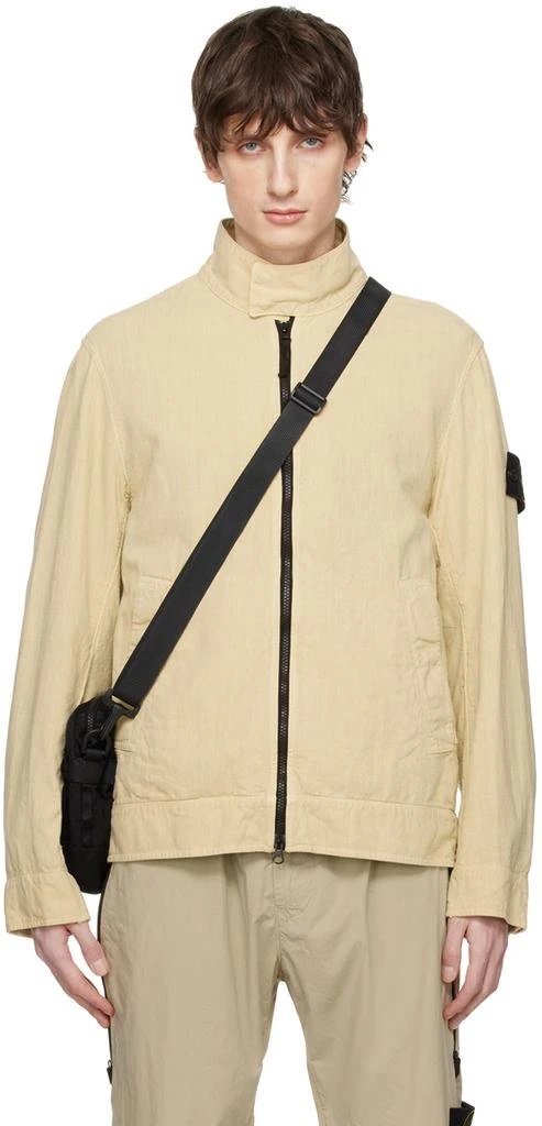 Stone Island Beige Patch Jacket 1