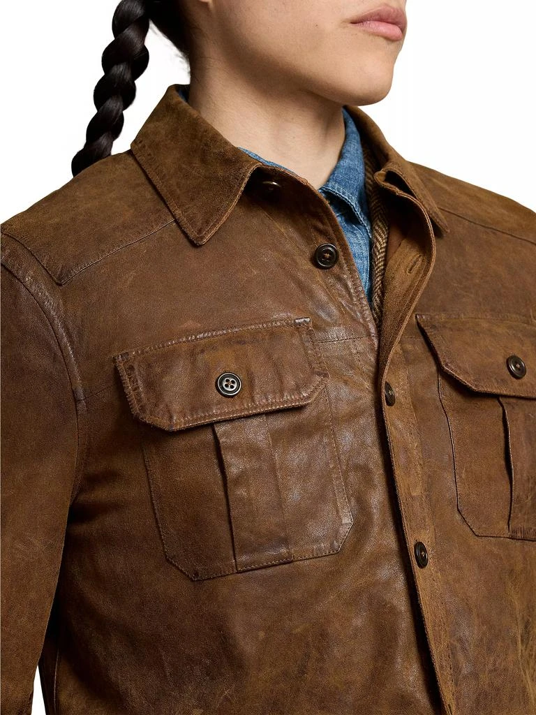 Ralph Lauren Suede Utility Jacket 5