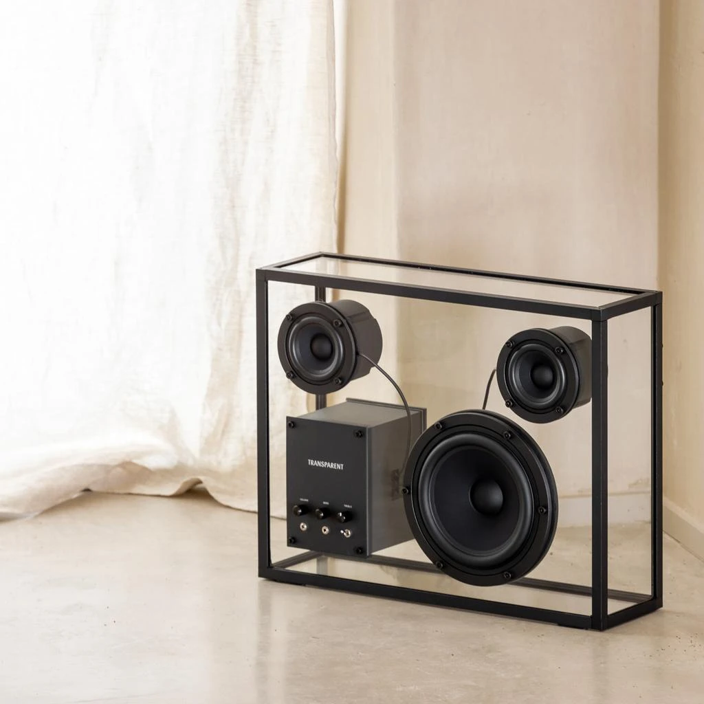 Transparent Large Speaker - Black 8