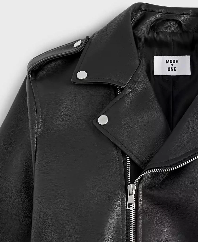 Mode of One Men's Biker Jacket, Created for Macy's 6
