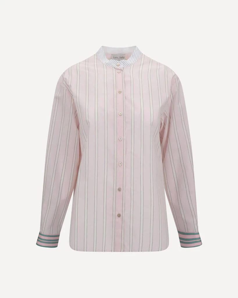 FORTE_FORTE Striped Shirt 1